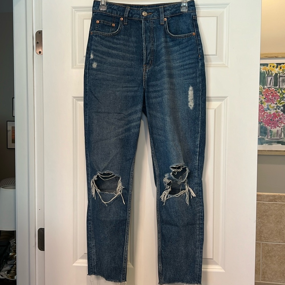 Divided High Rise Distressed Jeans
